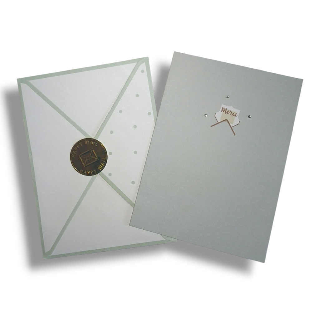 NEW Minted. 'Merci' Greeting Card